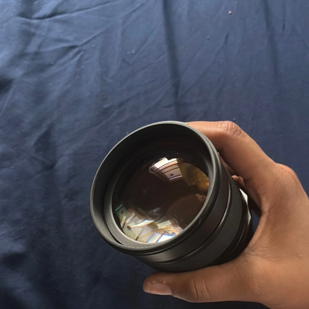 Samya Black 85mm F1.4 Lens for Cameras